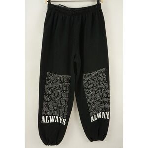 Mayfair‎ The Label Women's M/L Black Knit Empathy Always Sweatpants Joggers